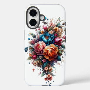 ブロッサムの優雅さ:フローラ電話C iPhone 16ケース