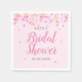 ブロッサムエレガントフローラブライダルシャワー スタンダードカクテルナプキン (正面)