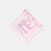 ブロッサムエレガントフローラブライダルシャワー スタンダードカクテルナプキン (角)