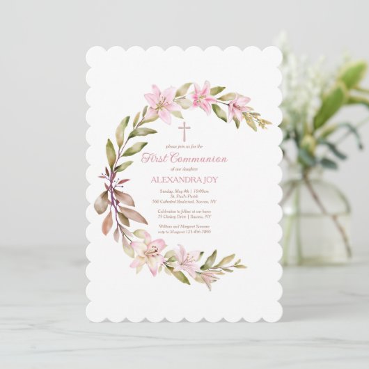 ブロッサムクレセントファースト招待状 招待状 (スタンド正面)