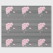 ブロッサムストライプラッピング紙 ラッピングペーパー (フラット)