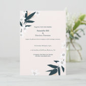 ブロッサムスプリグ結婚式招待状 招待状 (スタンド正面)