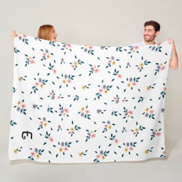 ブロッサムチャームモノグラム フリースブランケット