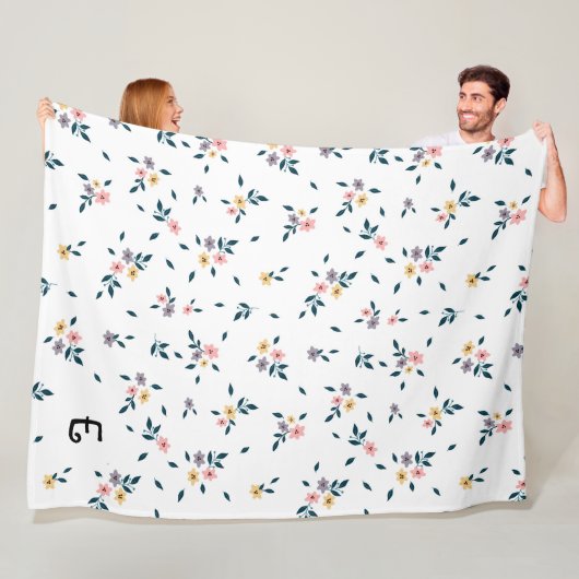 ブロッサムチャームモノグラム フリースブランケット (インサイチュ)