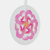 ブロッサムハートオーナメント ガラスオーナメント (正面右)