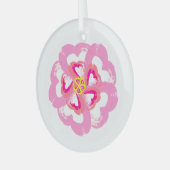ブロッサムハートガラスオーナメント ガラスオーナメント (正面左)