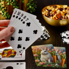 ブロッサムバニーとニンジンのパッチトランプ トランプ