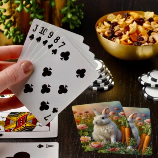 ブロッサムバニーとニンジンのパッチトランプ トランプ