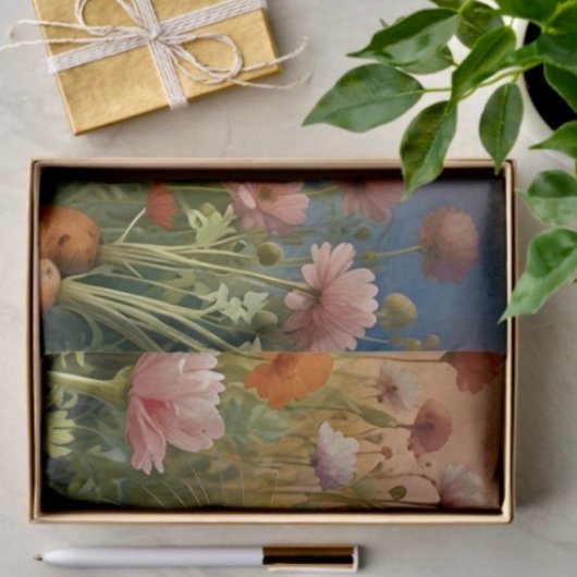 ブロッサムバニーとニンジンのパッチ 薄葉紙