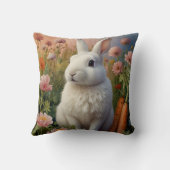 ブロッサムバニー&キャロットパッチ装飾用クッション クッション (裏面)