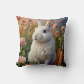 ブロッサムバニー&キャロットパッチ装飾用クッション クッション (正面)