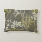 ブロッサムパターン(の模様が)あるブランチI アクセントクッション (裏面)