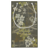 ブロッサムパターン（の模様が）あるブランチI スモールペーパーバッグ (裏面)