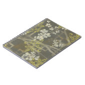 ブロッサムパターン(の模様が)あるブランチI ノートブック (左側)