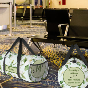 ブロッサムパーソナライズされたダッフルバッグ ダッフルバッグ