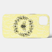 ブロッサムビーリースイエローフローラケースメイトiPhone Case-Mate iPhoneケース (裏面 (横))