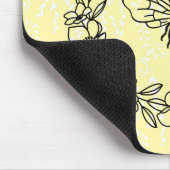 ブロッサムビーリースイエローフローラマウスパッド マウスパッド (コーナー)