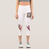 「ブロッサムフローフローラヨガパンツ」 カプリレギンス (正面)