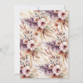 ブロッサムブリスベビーシャワー招待状 招待状 (裏面)