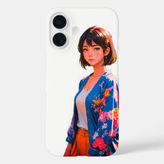 ブロッサムブルーiPhone 16ケース iPhone 16ケース