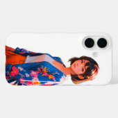 ブロッサムブルーiPhone 16ケース Case-Mate iPhoneケース (裏面 (横))