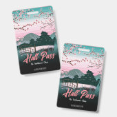 ブロッサムホールパスバッジ バッジ (正面＆裏面)