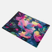 ブロッサムラッシュ春フローラガーデン ドアマット (アングル)