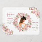 ブロッサムリース写真招待状 招待状 (正面/裏面)