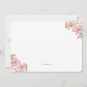 ブロッサムリース招待状 招待状 (裏面)