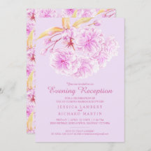 ブロッサム春ライトパープル夕べ披露宴