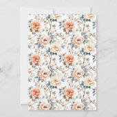 ブロッサム アンド ヴォウ ウェディング 招待状 (裏面)