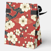 ブロッサム ノゥボー | エレガント フラワル カスタム フェイバーボックス (裏面)