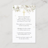 ブロッサム フラワーフォト 弔事 祈り カード (裏面)