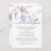 ブロッサム ラブ イズ ペイシャント ドライブスルー ブライダル シャワー 招待状 (正面/裏面)