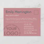 ブロッサム・ローズ不動産エージェント紹介 ポストカード (裏面)