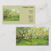 ブロッサム・ヴィンセント・ヴァン・ゴッホの果樹園 名刺 (正面/裏面)