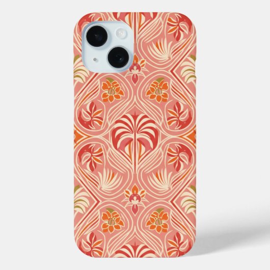 ブロッシュデコパームスローピロー Case-Mate iPhoneケース (裏面)