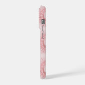 ブロッシュピンク トライバル ボホ柄 スマホケース iPhoneケース (左側面)