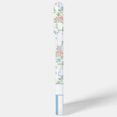 ブロッシュブルーの花のモノグラムウォーターカラー  Case-Mate iPhoneケース (裏面 / 左)