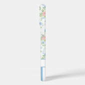 ブロッシュブルーの花のモノグラム 水彩 Case-Mate iPhoneケース (裏面 / 左)