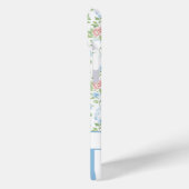 ブロッシュブルーの花のモノグラム Case-Mate iPhoneケース (裏面 / 左)