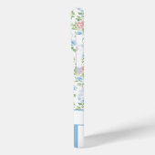 ブロッシュブルーの花のモノグラム  Case-Mate iPhoneケース (裏面 / 左)