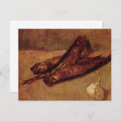 ブロッターとニンニクbyビンセント・ヴァン・ゴッホ招待状 (正面/裏面)