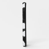 ブロットパターン – 白(黒) Case-Mate iPhoneケース (裏面/左)