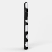 ブロットパターン – 白(黒) Case-Mate iPhoneケース (裏面/右)