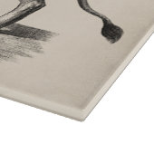 ブロットマンライオンスケッチ カッティングボード (角)