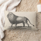 ブロットマンライオンスケッチ ランバークッション (ブランケット)