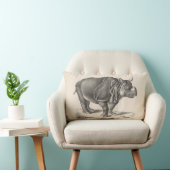 ブロットマンライノセロススケッチ ランバークッション (椅子)