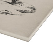 ブロットマンレオパードスケッチ カッティングボード (角)