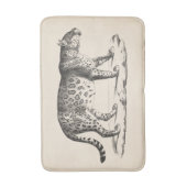 ブロットマンレオパードスケッチ バスマット (正面縦)